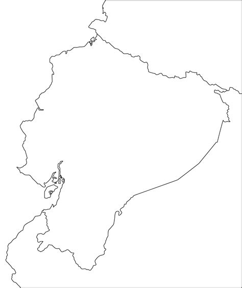Mapa Mudo Del Ecuador Tama O Completo Gifex