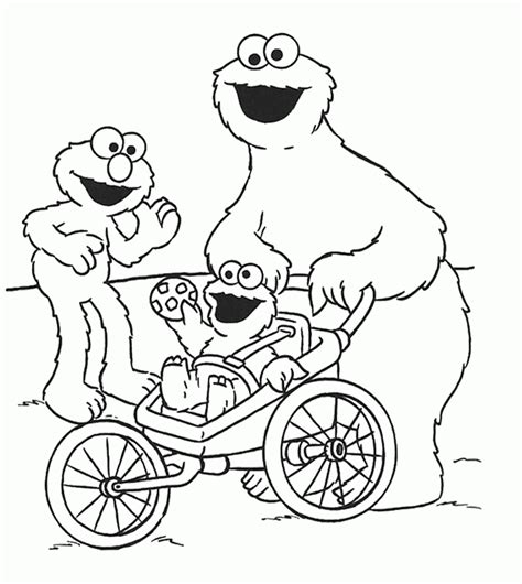 Many families have their own christmas cookies recipe because they have adapted to their tastes and preferences. Cookie Monster Coloring Pages : Cookie Monster And Elmo ...