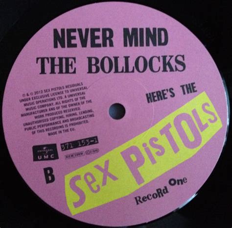 God Save The Sex Pistols Never Mind The Bollocks United Kingdom 35th