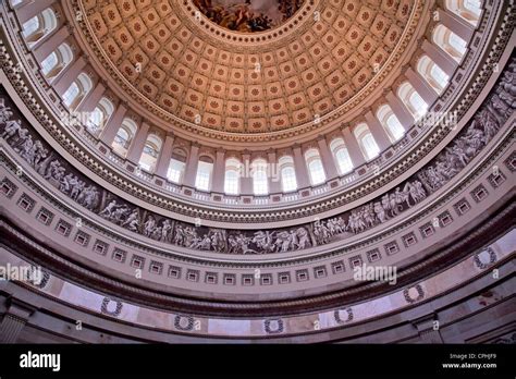 Inside Us Capitol Rotunda Of Us Capitol Hi Res Stock Photography And