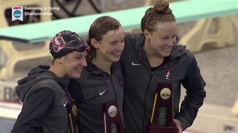 Stanford Womens Swimming And Diving Ncaas 2018 Youtube