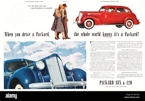 1939 Us Magazine Dodge Cars Advert Stock Photo Alamy