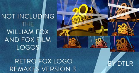 Retro Fox Logo Remakes Version 3 By Dustintimelogos On Deviantart