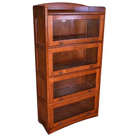 Mission Style Quarter Sawn Oak 4 Stack And 5 Stack Barrister Bookcases