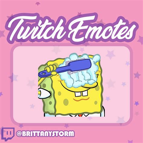 Twitch Emote Spongebob Meme Etsy Australia