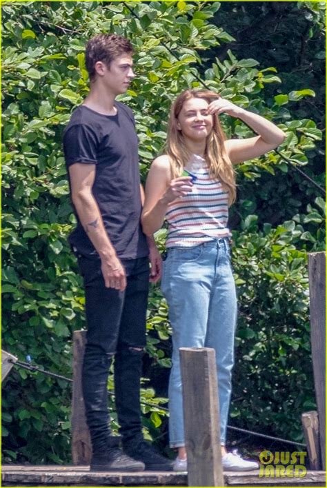 After Movie Set Photos Josephine Langford And Hero Fiennes Tiffin Film