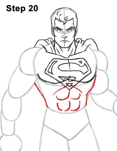 How To Draw Superman Full Body