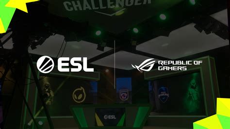 Esl Gaming Partners With Asus For Esl Challenger And Esl Pro League