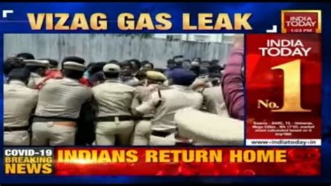 Vizag Gas Leak Locals Protest Demand Arrest Of Lg Polymers Management And Closure Of Plant