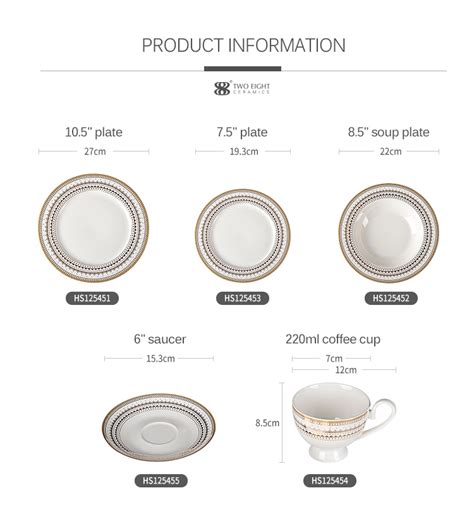 Popular Luxury Fine Bone China Dinner Set Royal Classic Dinner Set