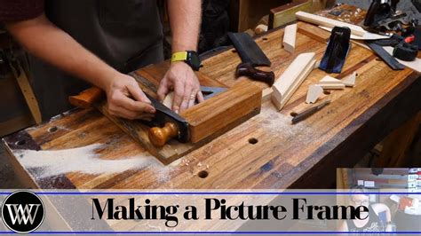 Making A Simple Picture Frame With Hand Tools Youtube
