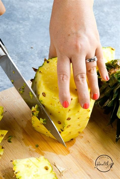 How To Cut A Pineapple 3 Ways A Pinch Of Healthy