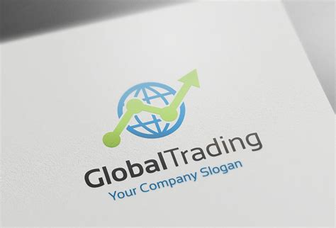 Global Trading Logo Templates Creative Market