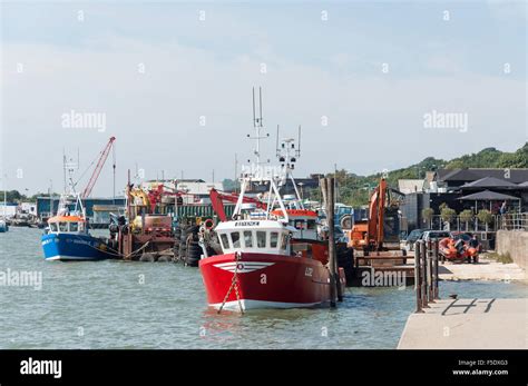Fishing Boats In Harbour Old Leigh Leigh On Sea Essex England