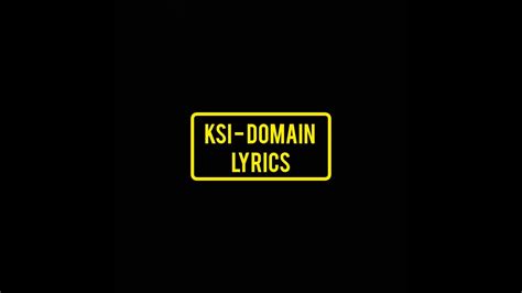 Ksi Domain Lyrics Youtube