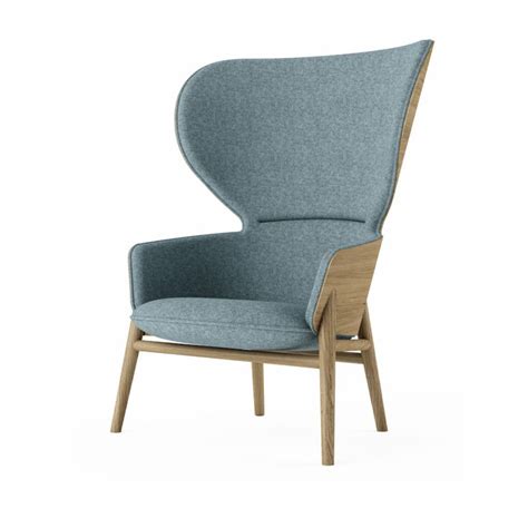 Hygge High Back Lounge Chair With 4 Leg Base Shg3 Chair High Back