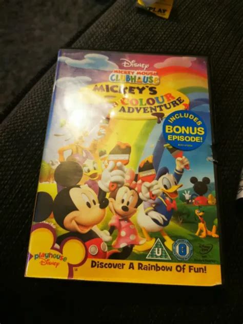 Mickey Mouse Clubhouse Mickeys Colour Adventure Dvd 2010 £050