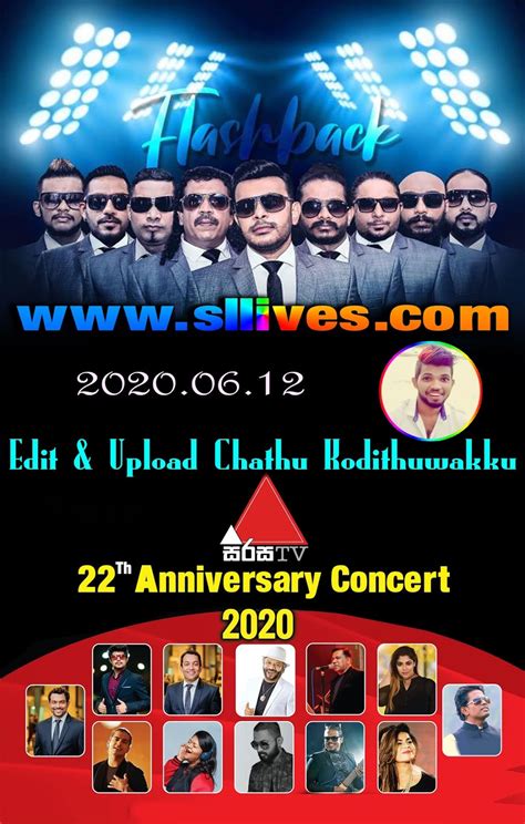 Sirasa Tv 22nd Anniversary Concert With Flashback 2020 06 12