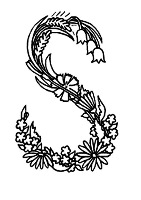 The Letter S Coloring Pages at GetColorings.com | Free printable