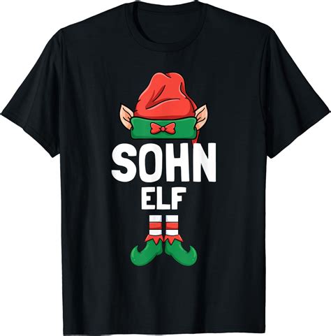 Sohn Elf Weihnachten Familien Outfit T Shirt Amazon De Fashion