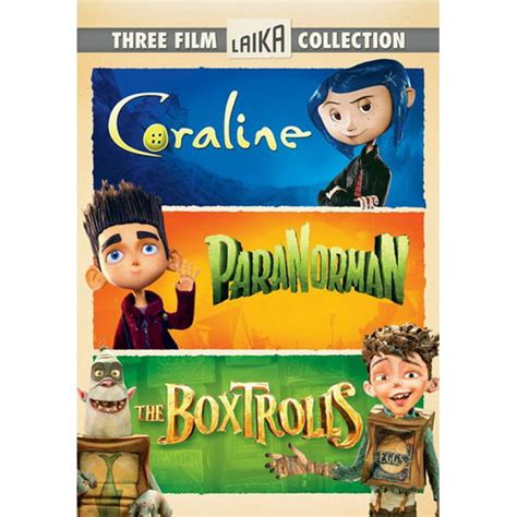 Coraline Paranorman The Boxtrolls Dvd Digital Copy Walmart