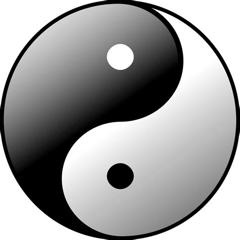 yin yang sign symbol mythology magic free image from
