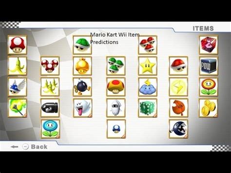 Find out about the upcoming mario collaboration event, mario set items list, & how to get mario furniture! Mario Kart 8 Items Prediction - YouTube