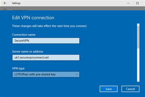 Setup L2tp Vpn Connection On Windows 10 Securevpn