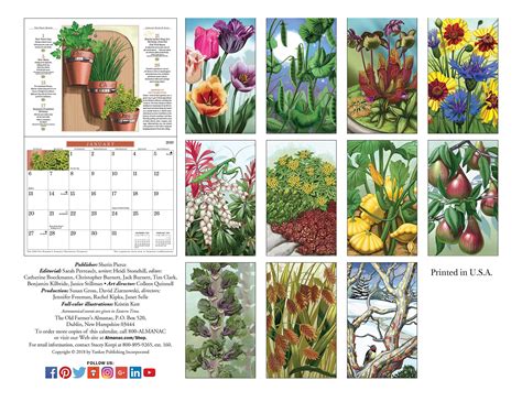 The old farmer s almanac gardening stapled calendar promotional items. The Old Farmer's Almanac 2019 Gardening Calendar Calendar ...