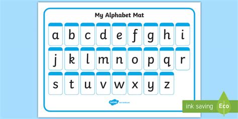 Alphabet Chart For Toddlers And Children Eylf Parents