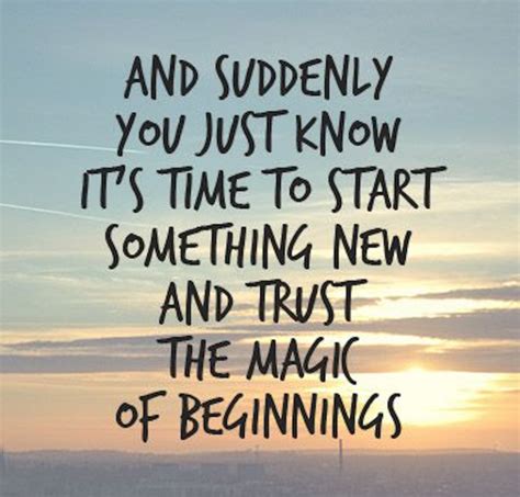 Quotes About New Beginnings From Literature