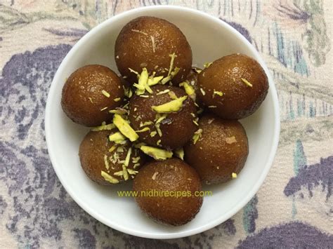 Bread Gulab Jamun Nidhi Recipes