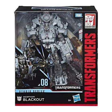 Takara Tomy Transformers Ss08 Car Metal Part 25cm Blackout Autobots