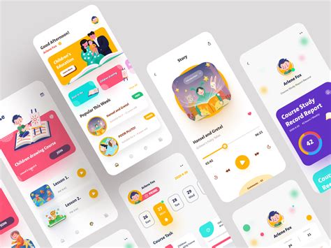 Child Education App Design In 2020 Creative App Design Kids App