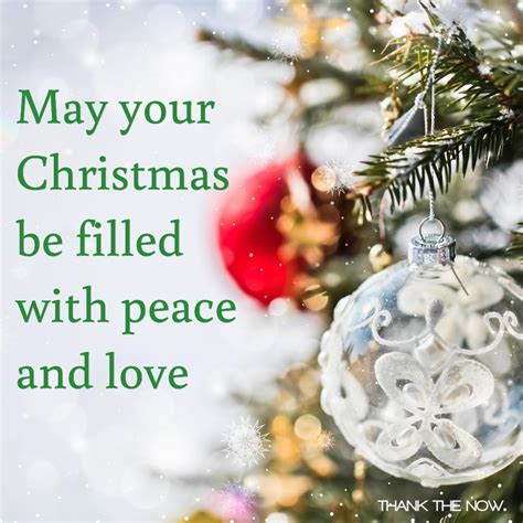 May Your Christmas Be Filled With Peace And Love Peace And Love