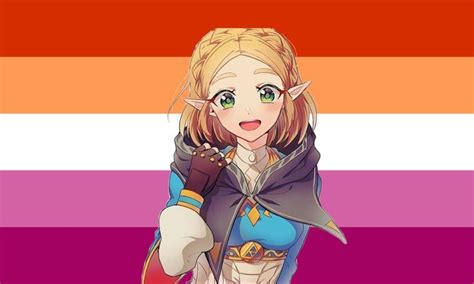 Princess Zelda Lesbian Lesbian Flag Princess Zelda Lesbian