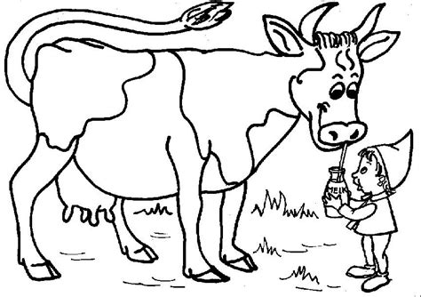 Happy Cow Coloring Pages For Kids Great Coloring Pages