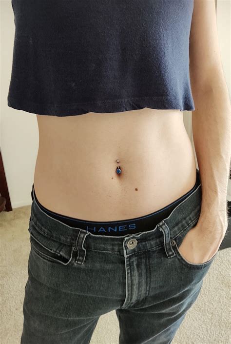 Male Navel Begets Crop Confidence Started Making My Own With A Friends Help Rpiercing