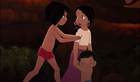 Image Mowgli Is Keeping Shanti And Ranjan Safe Jungle Book Wiki