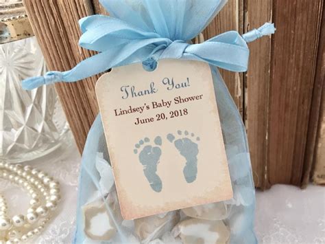 Boy Baby Shower Favor Bags Printed Personalized Boy Shower Etsy