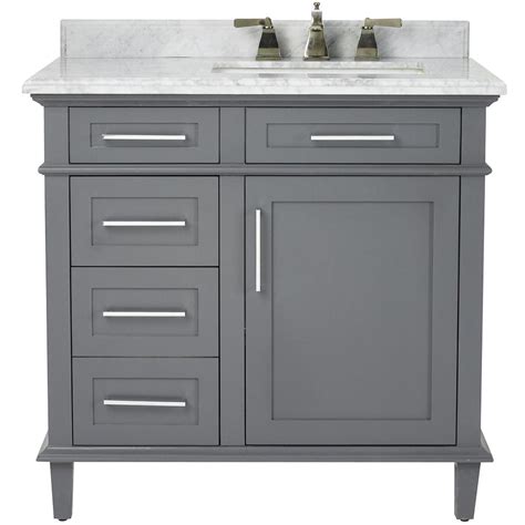 Vanities for small bathrooms home depot. Home Decorators Collection Sonoma 36 in. W x 22 in. D Bath ...