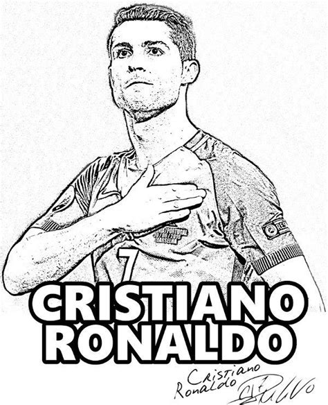 Pick out a cristiano ronaldo coloring page and personalize it with your nickname. Cristiano Ronaldo - Real Madrid player | Coloring pages ...
