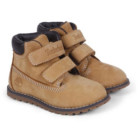 Timberland Boys Velcro Leather Boots — Bambinifashioncom
