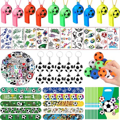 Amazon Com YUJUN PCS Soccer Party Favors Set Soccer Toy Soccer Fidget Spinners Slap