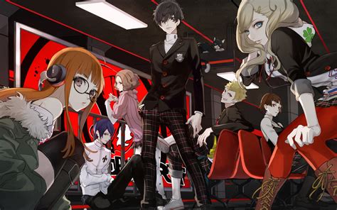 Group Of People Anime Character Wallpaper Persona 5 Persona Series