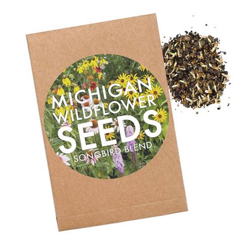 Michigan Wildflower Seed Packets City Bird