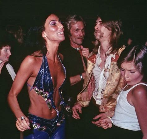Cher Partying With Tatum Oneal Studio 54 Pinterest