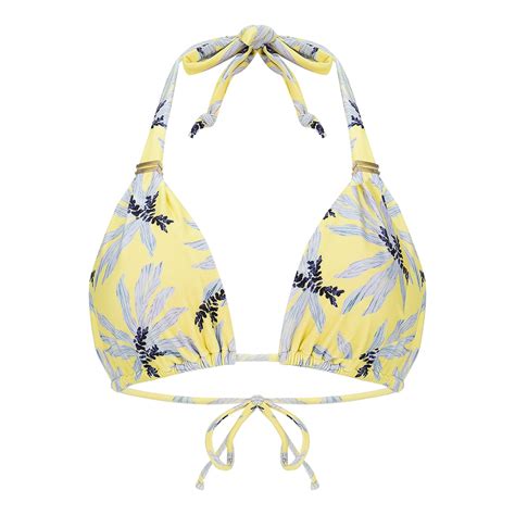 Vix Bia Bikini In Yellow Floral Print Vix Swimwear