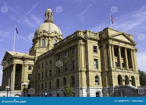 Alberta Legislature Building In Edmonton Stock Image Image Of