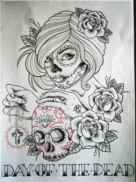 Day Of The Dead Girl By Frosttattoo On Deviantart Day Of The Dead